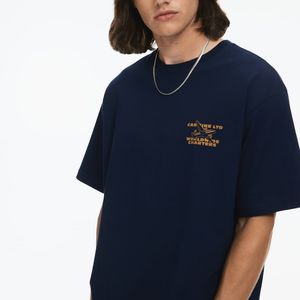 Haute qualité coton hommes décontracté Slim Fitness Design Vintage impression couleur unie respirant manches courtes Logo personnalisé OEM - Product Image 4