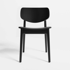 Nuestra Silla de comedor Paolo curva un diseño clásico de respaldo de paleta inspirado en los Iconos modernos de mediados de siglo 0208192 - Product Image 1
