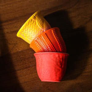 Arabic Rustic Pots and <b>Cups</b> Handcrafted Ceramic <b>Tea</b> <b>Saucers</b> Rustic Style Pottery Collection - Product Image 6