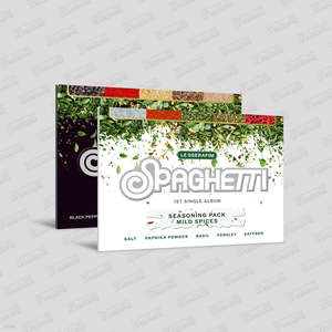 LE SSERAFIM-1st Single <b>Album</b> SPAGHETTI [Weverse Ver.] <b>CD</b> Korean - Product Image 1