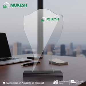 ถ้วยรางวัลอะคริลิก Crest Wave ทนทาน ขัดเงา สลักลายอย่างมีสไตล์ รางวัลคริสตัลสำหรับมอบรางวัลในงานกีฬาองค์กรและกิจกรรมทางการศึกษา - Product Image 5