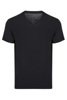 T-shirt Homme Col Rond Manches Courtes en Flanelle Écologique Thermique Coupe Slim 180g Uni Teint en Fil Respirant Ultra-léger