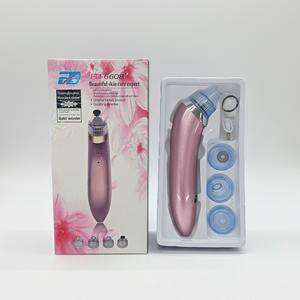 Nettoyeur de pores électrique USB rechargeable, 4 têtes, éliminateur de points noirs, appareil de lifting du visage noir, aspiration des pores, nettoyage des pores pour femmes - Product Image 5