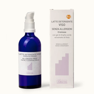 Argital 100ml leche limpiadora sin alergenos, limpiador facial suave con extractos de plantas para piel sensible, cuidado diario de limpieza. - Product Image 1