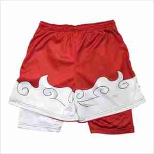 FIT FRONT Shorts Casuales de Compresión de Doble Capa, Diseño Nuevo Fabricado por la Industria, Transpirables, con Patrón Sólido, Cintura Elástica, de Lona - Product Image 1