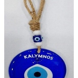 DAFNI BIG PAZAR GLASS EVIL EYE LIGHT MAGNET KEYCHAIN WALL DECORATION Oval Shape Die Cutting Printing Fashion Souvenir Gift - Product Image 2