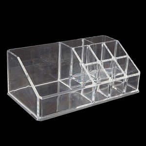 Acrylic Cosmetic <b>Makeup</b> Organizer <b>Storage</b> <b>Box</b> - White - Product Image 2