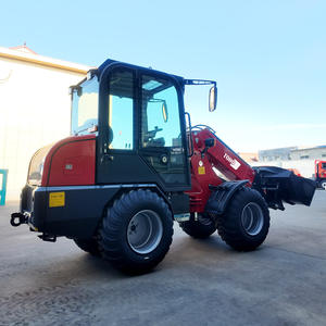 Nouveau pour 6 tonnes essence chargeur télescopique 4x4 roues motrices chargeuse-pelleteuse haute efficacité seau accessoire 1 an de garantie - Product Image 3