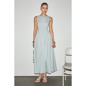 Vestido sin mangas con cuello redondo para mujer GRIMELANGE AIRE - Product Image 5
