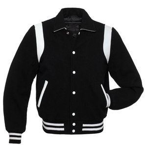 Stylish Factory Price Men's Custom Made Best Quality Youth Baseball Letterman Varsity Jacket Color <b>Fleece</b> Varsity Men's Jacket - Product Image 2