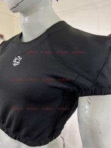 Camisetas de fútbol recortadas personalizadas, camisetas de entrenamiento de fútbol americano al por mayor - Product Image 4