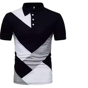 Polo de golf imprimé mode unisexe haute qualité chemises en coton blanc uni pour hommes nouveau design - Product Image 4