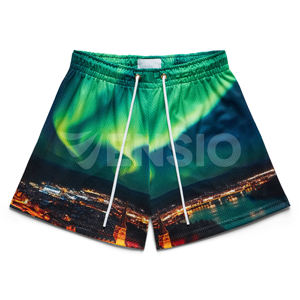 Vente en gros de shorts de basket-ball personnalisés pour hommes 100% shorts de sport en maille de polyester grande taille pour hommes shorts en maille respirante - Product Image 3
