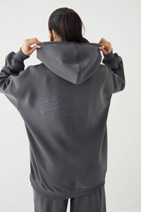 Sudaderas con Capucha Personalizadas al por Mayor para Mujer, Sudaderas de Invierno con Logotipo Frontal, 100% Algodón, Felpa, Alta Calidad, Gran Venta - Product Image 2