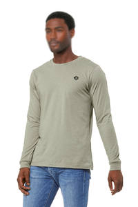 Camisetas de Manga Larga para Hombre, Corte Regular, Estilo Casual, Tela Jersey Ligera, Múltiples Colores, Estilo Básico, OEM, Marca Privada, al por Mayor - Product Image 2