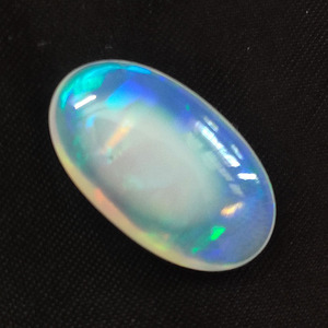 ธรรมชาติโอปอลเอธิโอเปีย22X12มม. Cabochon รูปไข่7.9 Cts ของแท้โอปอล Cab สำหรับเครื่องประดับที่เต็มไปด้วยไฟสีขาวโอปอลอัญมณี Cab - Product Image 3