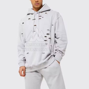 <b>Top</b> Selling Plus Size Men <b>Distressed</b> Hoodies Custom Made <b>Distressed</b> Hoodies For Men Design Your Own Logo Men <b>Distressed</b> Hoodies - Product Image 3