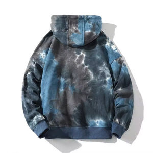 Classic Bleach Fleece Mujeres Hombres Unisex Pullover Sudadera Tie Die Hoodies Tie Dye Fleece Hoodie - Product Image 4