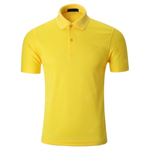 Logo brodé personnalisé, polo de sport, t-shirt unisexe vierge pour homme évacuant l'humidité - Product Image 1