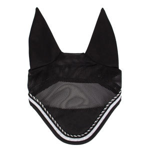 Protector de orejas ligero y transpirable de ganchillo, lavable, para moscas de caballo, ajuste cómodo, hecho en Pakistán, equipo ecuestre de calidad. - Product Image 4