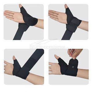 Adjustable Gym <b>Wrist</b> Wraps With <b>Thumb</b> Loop For Fitness Workout And Lifting <b>Support</b> Stability <b>Wrist</b> Wraps - Product Image 5