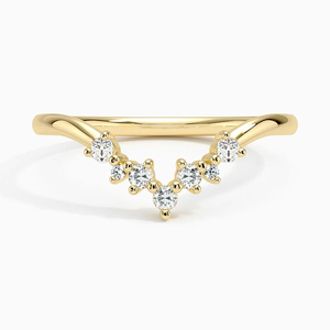 Elegante anillo de diamante de moissanita de plata 925, corte redondo, estilo de banda de acento solitario clásico para promesa de compromiso o joyería de regalo - Product Image 6