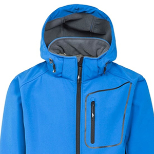 Chaqueta Softshell para Hombre, Venta Caliente, con Impresión de Logotipo Personalizado, Mangas Completas, Diseño con Capucha, Estilo Urbano - Product Image 4