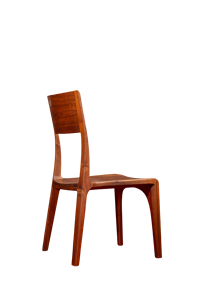 Solid Walnut Wood <b>Dining</b> <b>Chair</b> <b>Modern</b> PU Finished Wooden <b>Chair</b> - Product Image 4