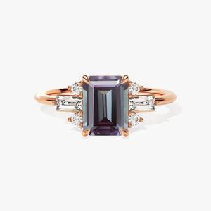 Classical <b>Ring</b> Jewelry for <b>Women</b> Silver Boho Style Jewelry 925 Sterling Silver Alexandra Gemstone Handmade <b>Ring</b> Gift for Wife - Product Image 3