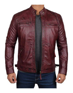 High Street <b>Mens</b> Genuine Lambskin Leather Jacket <b>Black</b> Biker Style Motorcycle Jacket Custom <b>Real</b> Leather jacket for <b>men</b> - Product Image 2