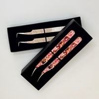 Extension de cils en acier inoxydable à 90 degrés, anti-magnétique, anti-statique, 10 mm, pour poupées Brat, avec revêtement papier d'été, isolation et volume