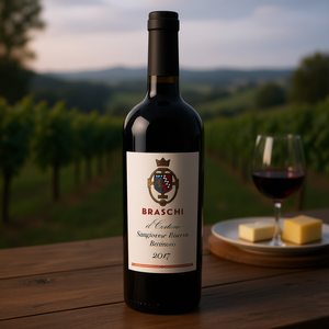 Organic Il Costone Sangiovese Riserva DOC Red <b>Wine</b> Full-Bodied Reserve <b>Wine</b> 750ml Per Bottle 6 Bottles Per Box - Product Image 3