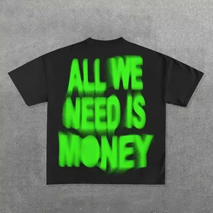 Camiseta de hombre de talla grande holgada ecológica sin mangas de algodón 100% de punto de alta calidad con impresión de logotipo personalizado - Product Image 2