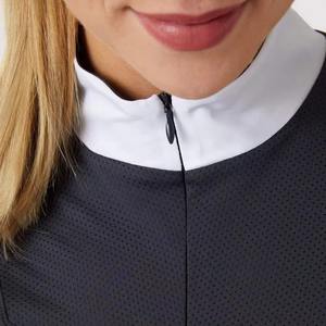 Camisa de Equitación de Manga Corta con Logotipo Personalizado para Mujer, Ropa de Montar Transpirable de Alto Rendimiento, Deportes Ecuestres, Competiciones Occidentales, Lujo - Product Image 4