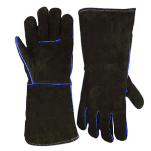 Guantes de soldadores de cuero dividido de piel de vaca de grado premium Guantes DE TRABAJO resistentes a chispas de seguridad industrial resistentes al calor - Product Image 6