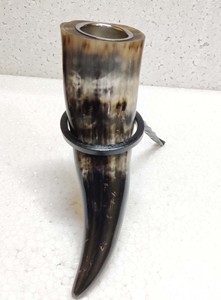 Portavelas de luz de té pulido estilo animal orgánico artesanías naturales con fragancia de cuerno de buey quemador de Oud decoración del hogar - Product Image 4