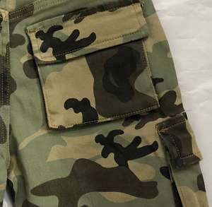 Pantalon short cargo pour homme Pantalon imprimé de qualité supérieure multicolore avec plusieurs poches dans un nouveau style court - Product Image 3