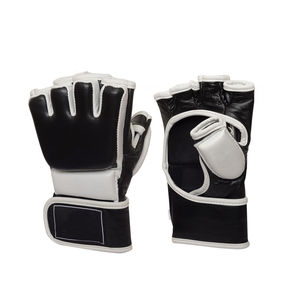 2025 Design Unique Bleu & Noir Bon Vendeur En Différentes Tailles Antidérapant Réglable Dragonne Boxe MMA Gants - Product Image 4