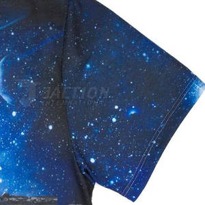 Cómoda camiseta de sublimación con logotipo personalizado de 100% algodón, diseño único, camiseta de sublimación de verano holgada para hombres - Product Image 5