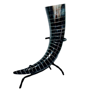 Cuerno para beber vikingo grabado personalizado Natural 100%, gran capacidad, hecho de cuerno de buey de Búfalo, decoración personalizada - Product Image 4