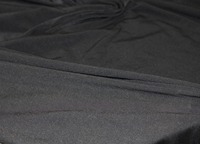 Tissu jersey de qualité supérieure, biologique, 200g/m, 32S, tricoté en trame, respirant, absorbant l'humidité, poids moyen, 64% coton, 36% polyester, pour filles