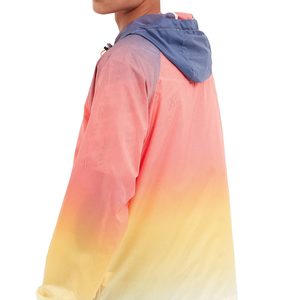 Chaqueta Acolchada Clásica con Capucha para Hombre, Color Naranja, de Lona, Estilo Informal, Holgada, Impermeable, Transpirable y Resistente al Viento, 100 Gramos de Poliéster - Product Image 2