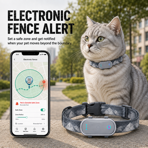 Qcool Localizzatore GPS per Animali Domestici con Contapassi, Recinto Intelligente, Leggero, Durevole, Lunga Durata, Funzionamento Stabile, Collare GPS per Esterni - Product Image 4