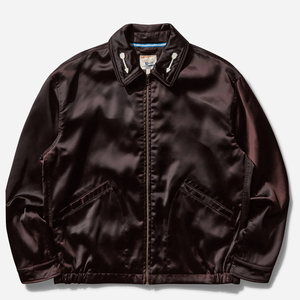2026 Most Popular Slik Fabric Men's Varsity Jacket Solid Color Crew Neck Horn Button Anti-Bacterial Eco-Friendly Breathable - Product Image 1