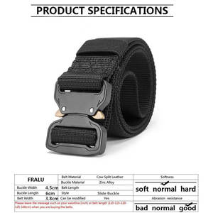 Cinturón táctico de Venta caliente con hebilla de Metal de liberación rápida Cinturón táctico cómodo ajustable - Product Image 6