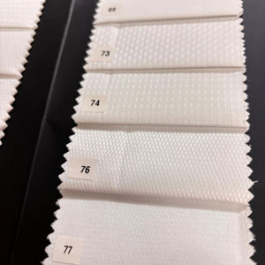 Diamant armure blanc Dobby Poly tissu de coton matériel de chemise de haute qualité pour l'exportation internationale - Product Image 3