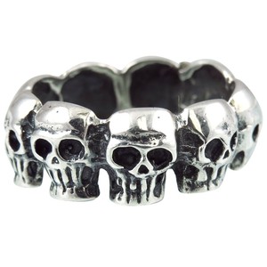 Marvelous <b>Skull</b> Shape Plain Silver 925 Sterling Silver Rings, Handmade Silver Jewelry - Product Image 2