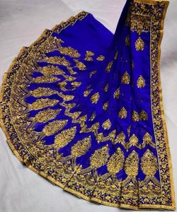 Ethnic Silk Garment Embroidery Lace Border <b>Indian</b> Saree Low Price Party Wear Stone Work Chiffon <b>Fabrics</b> Washable Luxury Blouse - Product Image 5