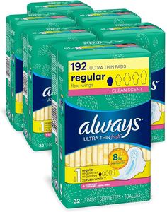 Always Radiant 20 coussinets féminins avec ailes en mousse flexible, respirant, parfumé, absorbant pendant la nuit, multipack pour femmes de toutes tailles - Product Image 2