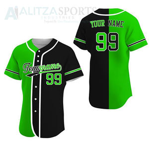 Maillots de baseball tendance et personnalisés - Vêtements de sport en tissu 100% polyester, personnalisables, fabriqués au Pakistan - Product Image 5